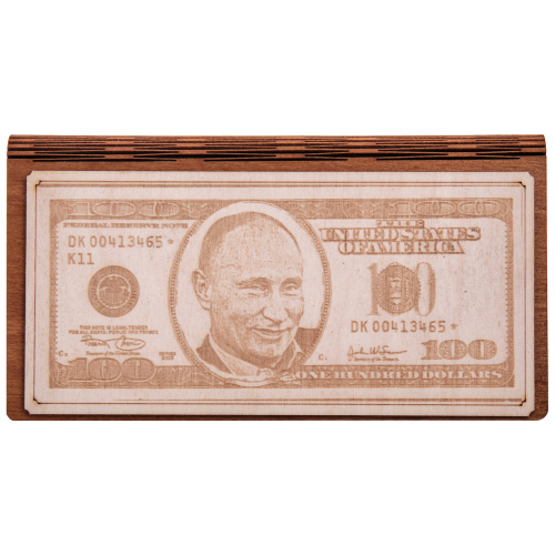 КУПЮРНИЦА "100$ ПУТИН" во Александровске фото 2